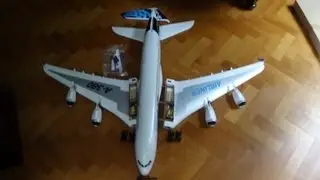 ARF RC A380 putting all parts together