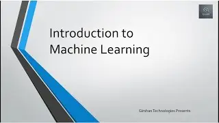 Introduction to Machine Learning Algorithms | Gimhan Technologies