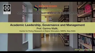 Academic Leadership, Governance and Management | Prof. Garima Malik