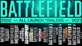 The Evolution of BATTLEFIELD Launch Trailers | All Games 1942&mdash;2042
