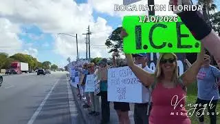 Palm Beach County Florida ICE Out  Rally