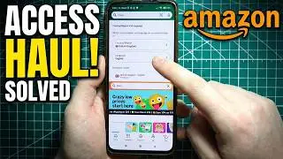 Fix I Can't Access Amazon Haul