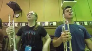 Trumpets Behind The Scenes. FSU Summer Music Camp 2017.