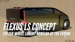 Lexus LS Concept (2025) &ndash; The Six-Wheel Luxury Minivan of the Future