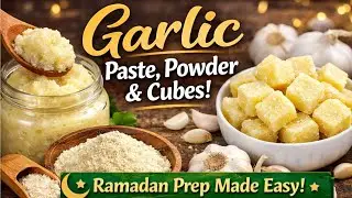 اب روز روز لہسن چھیلنے کی جھنجھٹ ختم! | Garlic  Paste, Powder & Cubes | Smart Kitchen Prep | garlic