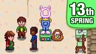 Let's Play Stardew Valley - 13th of Spring, Year 1 - Eggcellent!