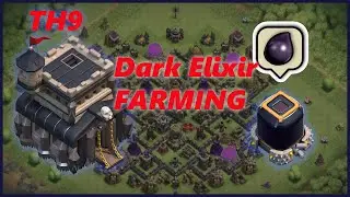 TH9 DARK ELIXIR FARMING STRATEGY #2|| PEKKA WIZ COMBO || 2020 LOOTING STRATEGY || COC || (HINDI)