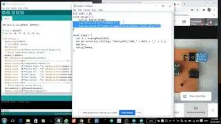 SHT11 dan LM35 data logging menggunakan PLX_DAQ dan Arduino Nano