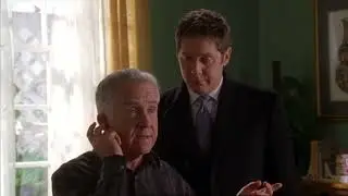 Boston Legal Alan Shore beim Mandanten