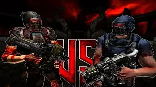 UAC Security vs FCE Security - DOOM 3 Phobos Monster Infighting - Full HD NPC Battles