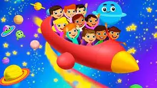 Rocket to the Moon 🌕 | Fun Kids Cartoon Space Adventure | Tiki Toon