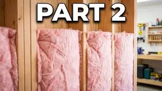 The Down to Earth Woodworker: Garage Shop Conversion, Part 2 -- Insulation