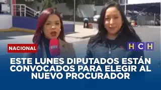 ESTE LUNES DIPUTADOS ESTÁN CONVOCADOS PARA ELEGIR AL NUEVO PROCURADOR