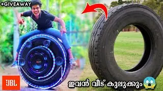 tyre speaker | Recycle Old Tire Into Giant Bluetooth Speaker | Oxten Ideas|