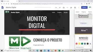 Ferramentas Educacionais - Criando Sites com o Google Sites