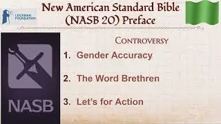 80. NASB 20 / LSB New American Standard Bible / Legacy Standard Bible