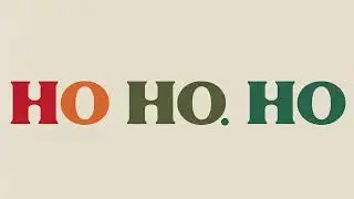 Merry Christmas Typography Festive Quote Frame TV Art &ndash; FREE Preview! ✨