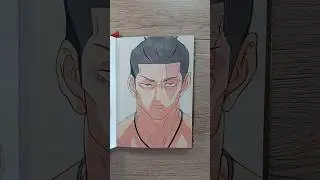 Aoi Todo drawing from Jujutsu Kaisen #aoitodo #jujutsukaisen #shortvideo #anime