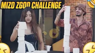 Mizo One Hand 10 Toilet Paper Rolls Challenge ft-@MizoPlays @ZGODGAMING  #mizogaming #zgodgaming 
