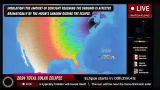 Total Solar Eclipse USA 🇺🇸 Canada 🇨🇦 Mexico 🇲🇽 path