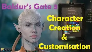Baldur's gate 3 - Character creation in 22 mins - race, class, appearance, beginning cut scene