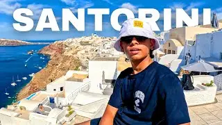 Broke teenager explores Santorini SOLO for €10 🇬🇷