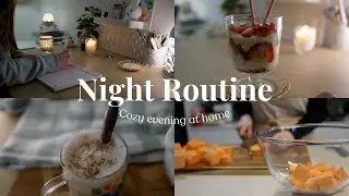 My night routine | Calm and quiet evening at home 🌙 🏡