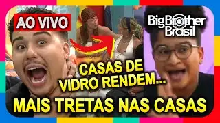 BBB 26: Mais tretas, alfinetadas e acusações nas Casas de Vidro + Giro de Enquetes #BBB26 AO VIVO