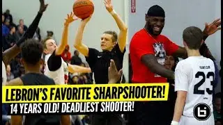Gabe Cupps Highlights! LeBron James Favorite Sharpshooter is Just 14 Years Old?!
