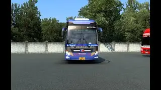 LIVE ETS2 | Chạy xe kh&aacute;ch Thaco Mobihome 2015 nh&agrave; xe Kết Đo&agrave;n từ Ninh B&igrave;nh đến H&agrave; Tĩnh nhaa | Mp Đức