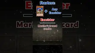 EXOSISTER - Martha's main 2-card combo! | YuGiOh! Master Duel #shorts #masterduel #yugioh