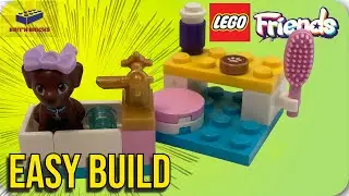Как собрать набор LEGO Friends 561909-1 (Инструкция по сборке салона для щенков)