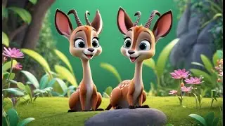 Gerenuk Necks Go Stretch Stretch Stretch | English Nursery Rhyme | Kids Songs | Baby Music