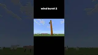 Wind burst enchantment 2 and 3 difference and explanation #minecraft #subscribe #experiment #test