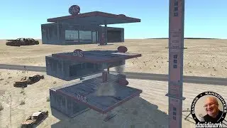 BeamNG Drive - Eat Here, Get Gas! Destructible Gas Station Mod