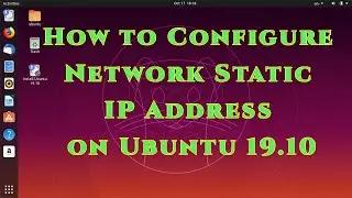 Ubuntu 19.10: Configure static IP address using Netplan in Ubuntu Server 19.10