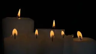 For a Calm Home 🕯️ | 2 Hours of Candle Fire for Relaxing Background & Peaceful Evenings