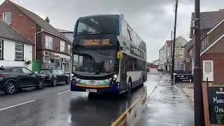 Stagecoach South East Alexander Dennis E40D Enviro400 MMC 10707 (SN66VVU) on Route 102 at Dymchurch