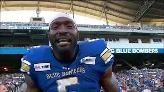 Winnipeg Blue Bombers Willie Jefferson First 2 sacks with Winnipeg