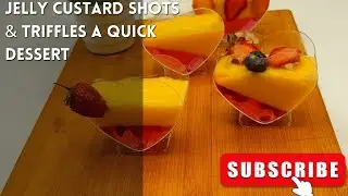 Jelly Custard dessert and triffle an easy and quick dessert to make this festive season