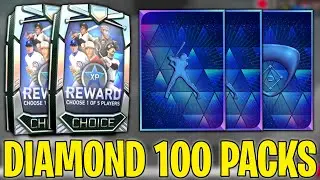 DIAMOND LEVEL 100 PACK OPENING! INSANE MAX DIAMONDS! MLB The Show 20 Diamond Dynasty