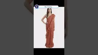 Palazzo saree | Trending fashion 2021-22| Top Model | #maxtrending #shorts