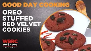 Nedra Moore: Oreo Stuffed Red Velvet Cookies