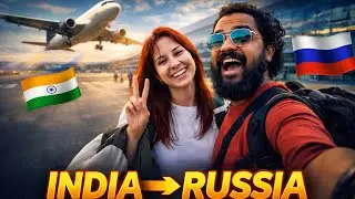 India to Russia Travel | Artist travelling world | Vikas nagvanshi vlogs | Day 1 