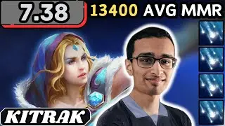 NEW PATCH 7.38 - Kitrak CRYSTAL MAIDEN Hard Support Gameplay - Dota 2 Full Match Gameplay