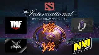 INFAMOUS vs KEEN GAMING | MINESKI vs NAVI | The International 9 LIVE | Lower Bracket R1 (Bo1)