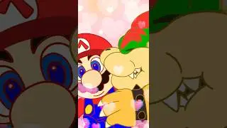 Mario vs Bowser🤗#animation #shorts #comedy #funny #memes #mario #sonic