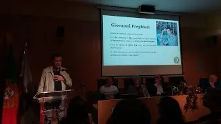Interven&ccedil;&atilde;o de Giovanni Freghieri na sess&atilde;o de abertura da 10&ordf; Mostra do Clube Tex Portugal