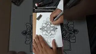 A square grid mandala...!!!😍