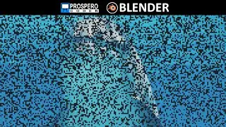 Image Pixelation Effect in Blender